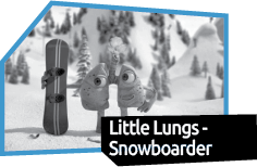 Little Lungs Snowboarder