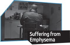 Suffering from Emphysema